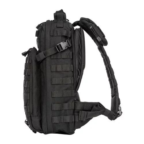 Однолямковий тактичний рюкзак 5.11 Tactical 18 літрів Black штурмовий рюкзак із системою MOLLE для військових, туризму та EDC | Зображення 3