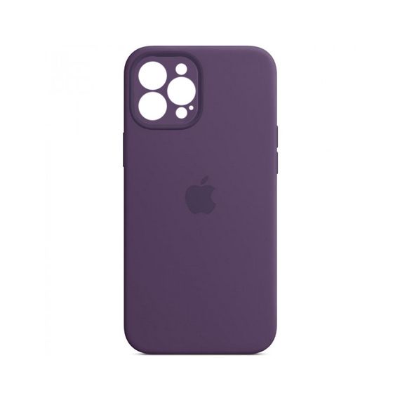 Чохол накладка Silicone Case Full Camera Protection для iPhone 13 Pro Max-grape