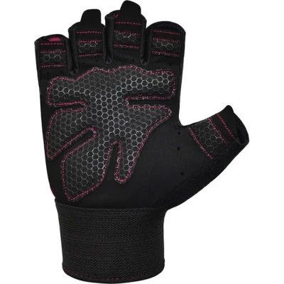 Перчатки для фитнеса RDX W1 Half Pink S (WGA-W1HP-S) | Зображення 7