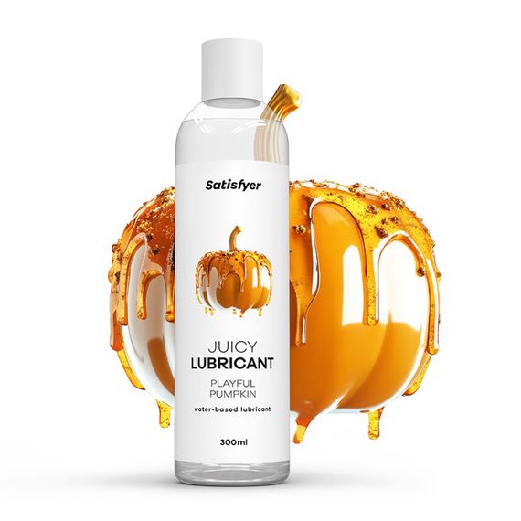 Лубрикант на водній основі Satisfyer Juicy Lubricant Playful Pumpkin water based 300 мл | Зображення 1