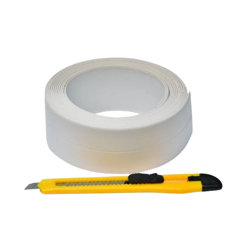 Стрічка-плінтус "ОДА" (біла), для ванни, ширина 41 мм.