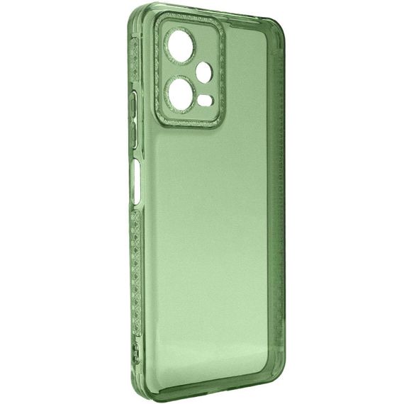 Чохол TPU Starfall Clear для Xiaomi Poco X5 5G / Redmi Note 12 5G Зелений