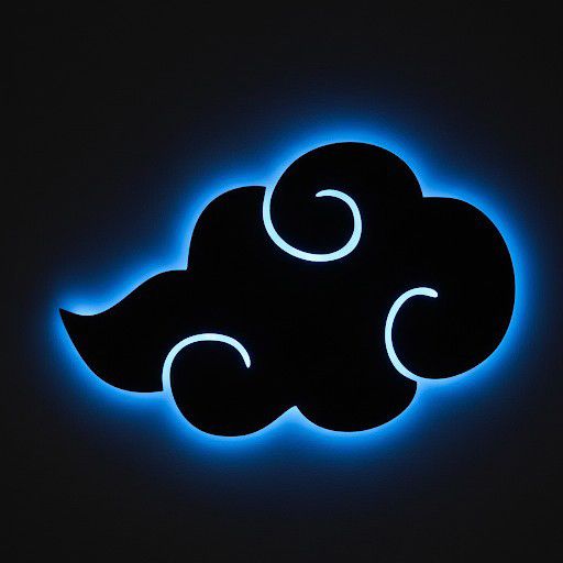 Панно декоративне картина на стіну Хмара Акацукі LED підсвітка 400х260 acr-p000240 | Зображення 7