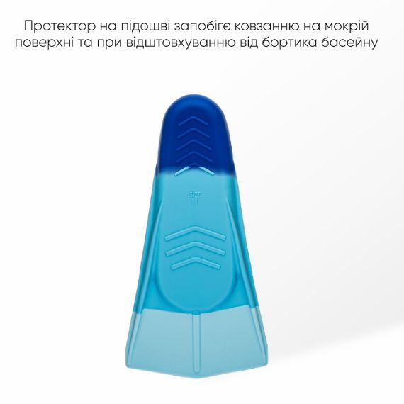Короткие ласты для тренировки в бассейне Renvo Frio с закрытой пяткой Разноцветный 39-41 (SF100-06 39-41) | Зображення 5