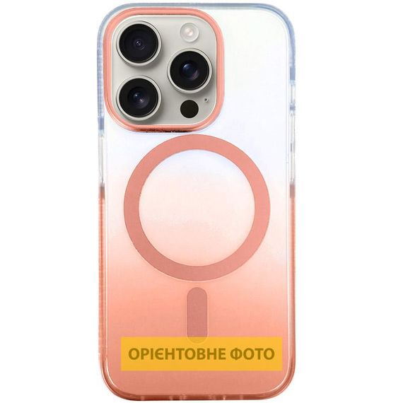 Чехол TPU+PC Phantom with MagSafe для Apple iPhone 16e (6.1") Peach