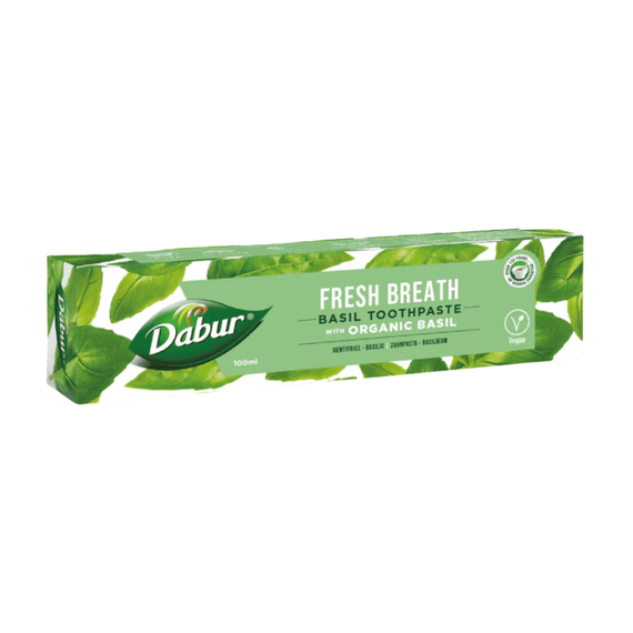 Зубна паста з туласі (священним базиліком)  ORGANIC 100мл Dabur 6291069700299