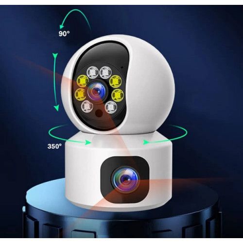 Домашня камера відеоспостереження WiFi з подвійним об'єктивом XPRO V380Pro 4MP (43301-_607) | Зображення 2