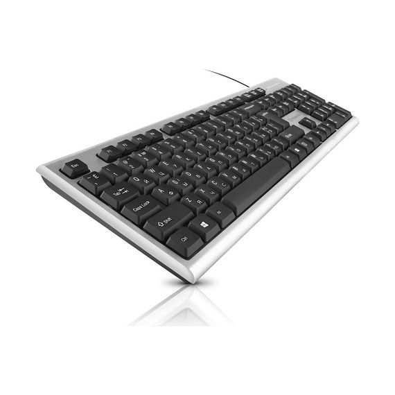 Клавіатура REAL-EL 507 Standard USB Silver | Зображення 6