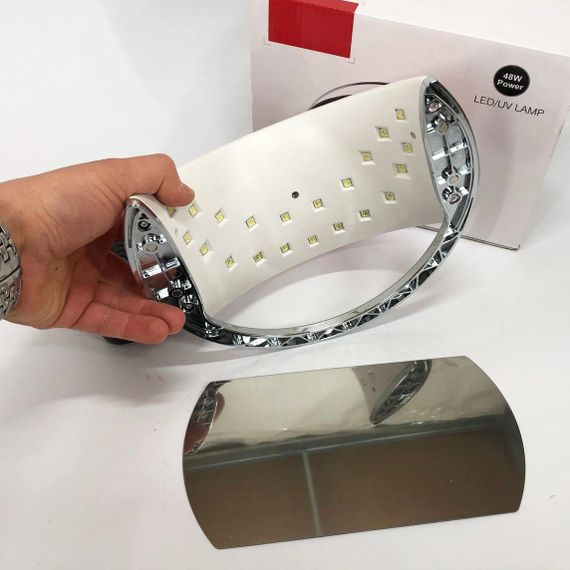 Ультрафіолетова лампа для Манікюру UV LAMP Sun 6, Світлодіодна сушарка для гель лаку. Колір: рожевий | Зображення 9