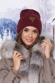 Шапка «Даймонд» бордовый