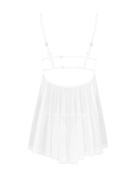 Пеньюар і трусики Obsessive Heavenlly babydoll & thong XS/S | Зображення 3