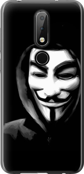 Чехол на Nokia 6.1 Plus Анонимус "832u-1539-17620"