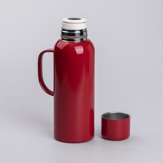 Термос Vacuum с датчиком температуры на 820 мл красный HP-14-55R | Зображення 2