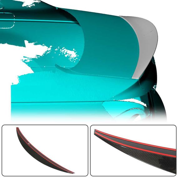 Спойлер V1 (для SD Карбон) для Ауди A4 B9 2015-2024 рр | Зображення 1