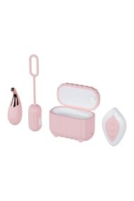 Набір вібраторів Blush Play With Me з пультом та кейсом, рожевий, 2 шт. Sex Aura