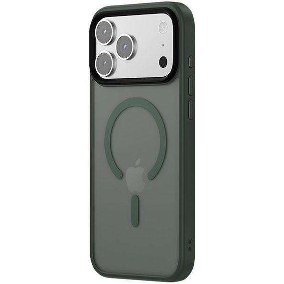 Чохол Ummi Colorful with MagSafe для Apple iPhone 17 Pro Max (6.9") Зелений / Dark Green | Зображення 1