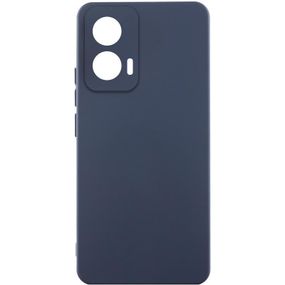 Чохол Silicone Cover Lakshmi Full Camera (AAA) для Motorola Edge 60 Pro Білий / White Темно-синій / Midnight blue