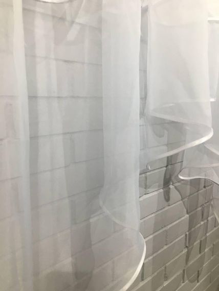 Готова біла коротка пошита штори тюль фіранка, арка в кухню веранду вітальню коридор спальню | Зображення 1