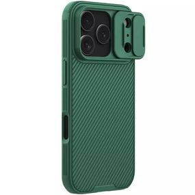 Карбонова накладка Nillkin CamShield Pro для Apple iPhone 17 Pro (6.3") Deep Green