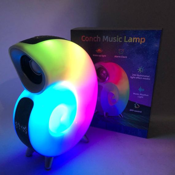 Светильник с беспроводной зарядкой INSPIRE N70 APP 6W, Беспроводная зарядная станция KW-697 с колонкой | Зображення 8