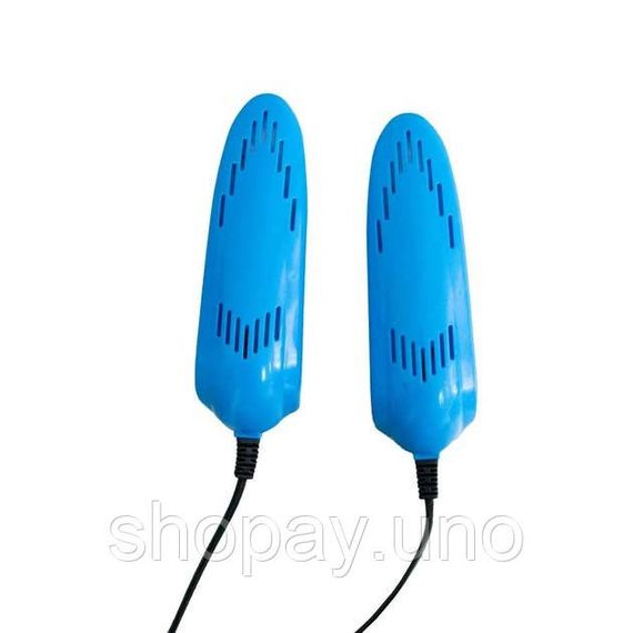 Електрична сушарка для взуття SHOES DRYER, 220V / Електросушарка для сушіння взуття. Колір блакитний XO-87 | Зображення 2