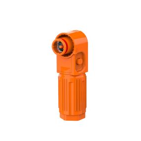 Силовий роз'єм для АКБ SRDB-350 (тато), кутовий, 350А, 1500V, IP67, Orange