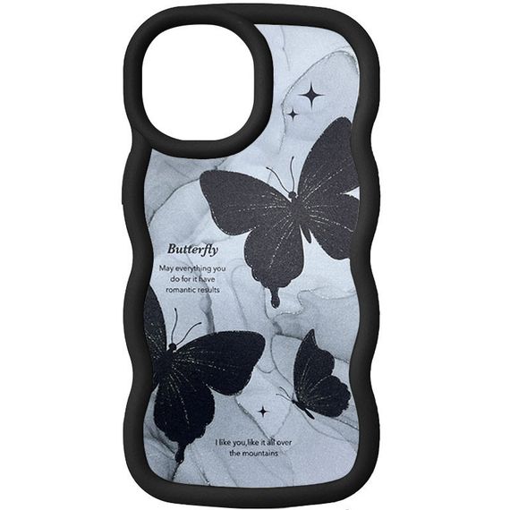 Чохол TPU Cloudy Pictures для Apple iPhone 15 Pro Max (6.7") Butterflies
