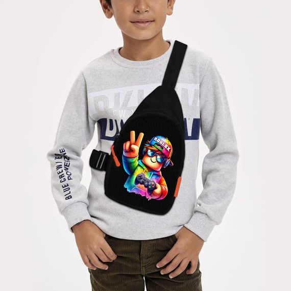 Сумка через плече дитяча Roblox 29х17 см сумка слінг для хлопчика (01966)