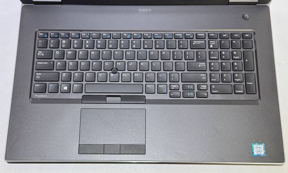 Мобільна робоча станція Б-клас Dell Precision 7740 / 17.3" (1920x1080) IPS / Intel Core i7-9850H (6 (12) ядра по 2.6 - 4.6 GHz) / 32 GB DDR4 / 1000 GB SSD / nVidia Quadro RTX 3000, 6 GB GDDR6, 192-bit / WebCam б/в | Зображення 2