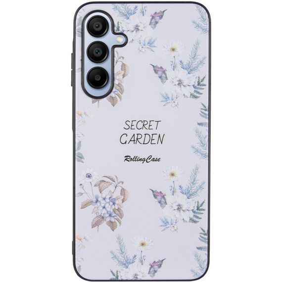 TPU+PC чохол Secret Garden для Samsung Galaxy A15 4G/5G White | Зображення 1