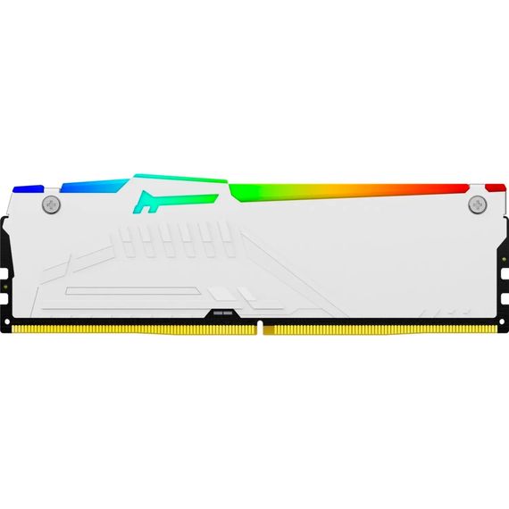 Модуль пам'яті для комп'ютера DDR5 128GB (4x32GB) 5600 MHz FURY Beast RGB White Kingston Fury (ex.HyperX) (KF556C40BWAK4-128) | Зображення 3