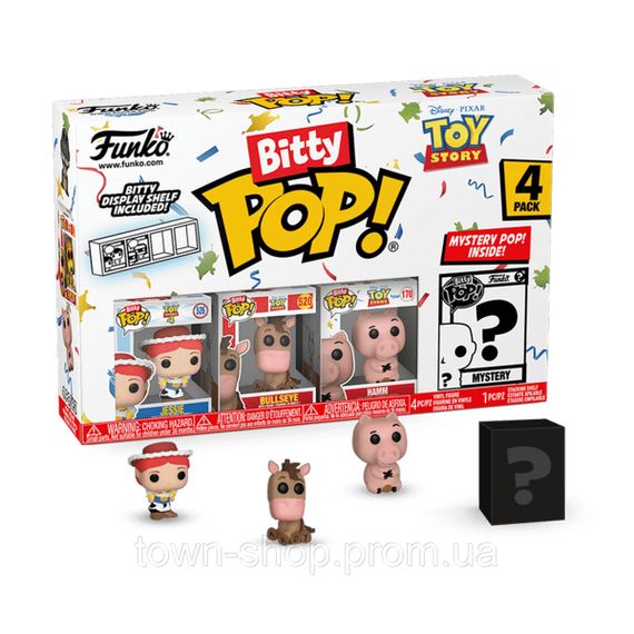 Набор игровых фигурок Bitty POP! серии История игрушек - Джесси (4 фигурки в асс.)