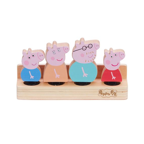 Ігровий деревяний набір Peppa Сімя Пеппи | Зображення 1