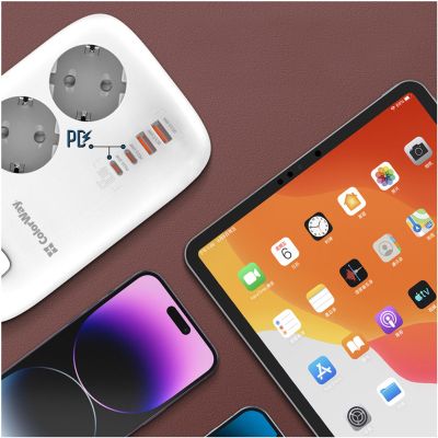 Сетевой фильтр питания ColorWay CW-CHE34PDW 3 розетки/4USB (CW-CHE34PDW) | Зображення 5