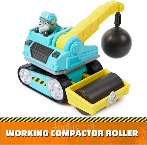 Щенячий патруль Кремез і команда Кульовий таран і фігурка Мотор Paw Patrol Rubble & Crew Motor’s Wrecking Ball | Зображення 3