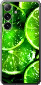 Чохол на Samsung Galaxy S24 Зелені часточки лимона "852u-3390-2448"