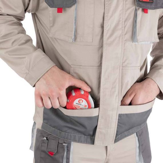 Куртка робоча 2 в 1, 100% бавовна, щільність 180 г/м², XXXL INTERTOOL SP-3036 | Зображення 7