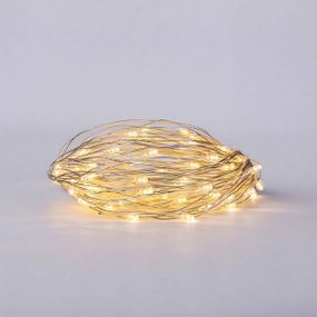 Новорічна гірлянда штора 2х2 м 80 LED кімнатна білий провід Жовтий ZWM2280LEDY