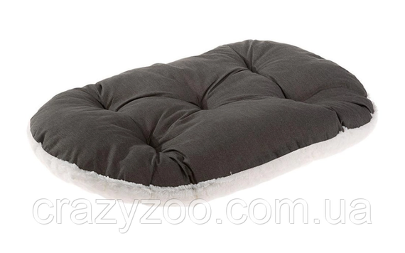 Подушка для собак та котів Ferplast Relax F 78/8 зі штучним хутром сіра 78x50 см 82078097