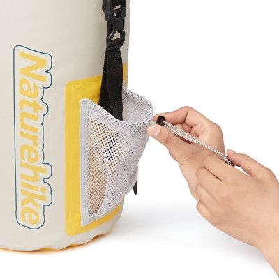 Гермомешок Naturehike CNK2300BS017 10 л білий (6976023925375) | Зображення 2