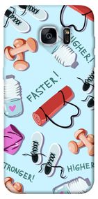 Чохол IBANAN Faster! Higher! Stronger! для Samsung G935F Galaxy S7 Edge