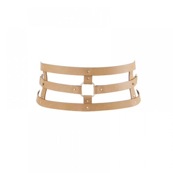 Широкий пояс із наручниками MAZE Bijoux Indiscrets бежевий | Зображення 2