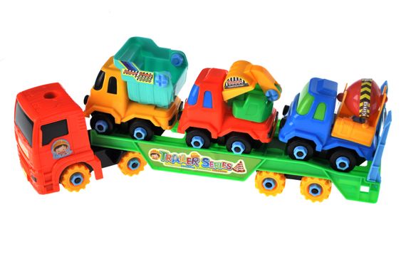 Автовоз конструктор 8636A в кульку р.43x5x6 см YG Toys | Зображення 4
