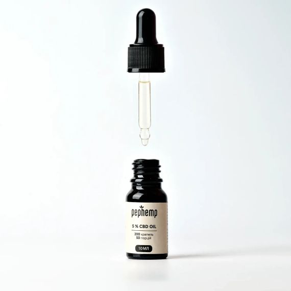 Олія КБД 5% зі смаком кокосу, 10 мл, 500 мг | Зображення 1