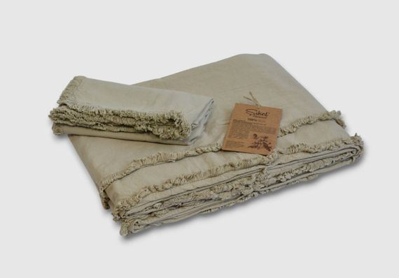 Постільна білизна Sikel Stonewashed Soho Firfirli 200 х 220 см Toprak-Beji | Зображення 2