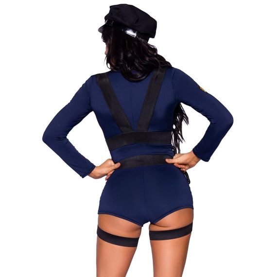 Кокетливый костюм женщины-полицейского Leg Avenue, синий, XS sexstyle | Зображення 2