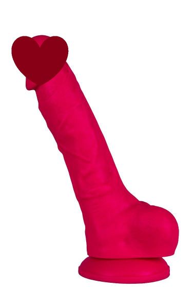 Фалоімітатор Alive Adam Pink L, двошаровий, силікон + Silexpan, діаметр 4 см Sex Aura