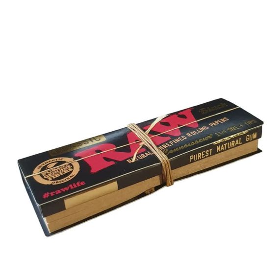 Бумага RAW Black Ultra Thin 11⁄4" + Tips | Зображення 2