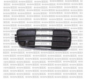 Решітка бампера права Audi 80 (B4) '91-96 (Signeda) 8A0807346C01C