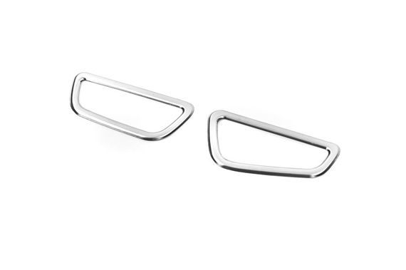 Накладка на обдув в салоні (2 шт, нерж) для Renault Megane IV 2016↗ рр. | Зображення 2